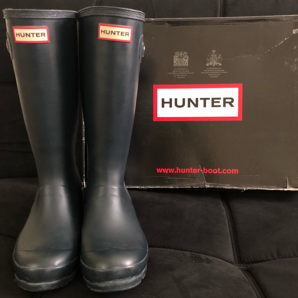 🚫SOLD🚫Hunter Original Kids Boots Navy